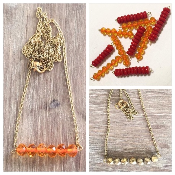 Beaded Bar Necklace - Picture 7 of 7